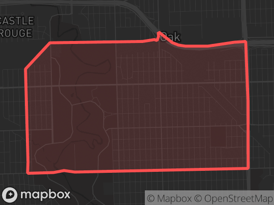 Map of Cody in Detroit with its official boundary outlined