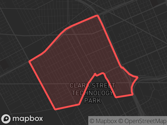 Map of Condon in Detroit with its official boundary outlined