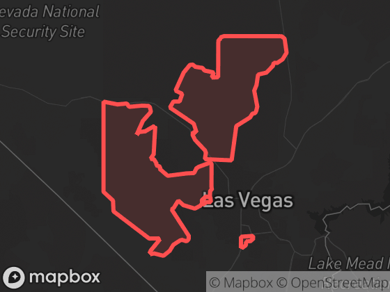 Map of Southwest Mountains Edge in Las Vegas with its official boundary outlined