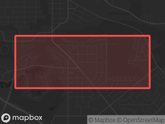 Map of Norwood in Medicine Hat with its official boundary outlined